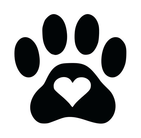 Dog Paw Print Wall Decals Dog Paw Heart Decal Check Out Our Shop At Dog