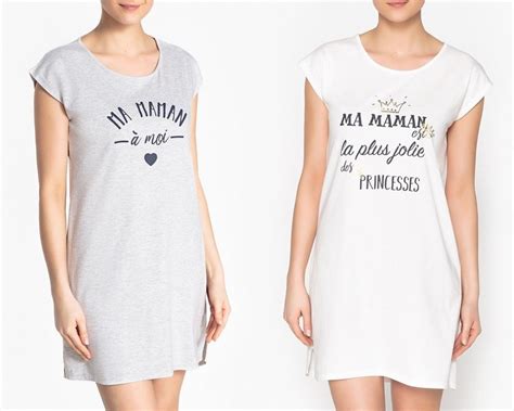 Robe de nuit vetements robe mode chemise de nuit maillot de bain altérations de vêtements conseils de couture pyjamas. Les chemises de nuit fête des mères La Redoute - Shopping ...
