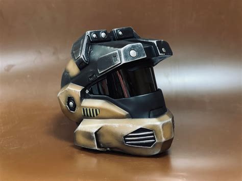 Halo Reach Scout Helmet Any Painting Is Free Airsoft Cosplay Etsy