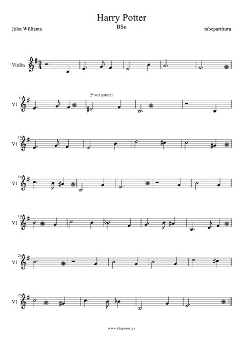 I used to play the violin, and i got a harry potter song book for it, and the notes also worked for the piano :)so i guess you can buy a violin song book, and. Harry Poter by John Williams Sheet Music for Violin Soundtrack of Harry Poter | Violin sheet ...