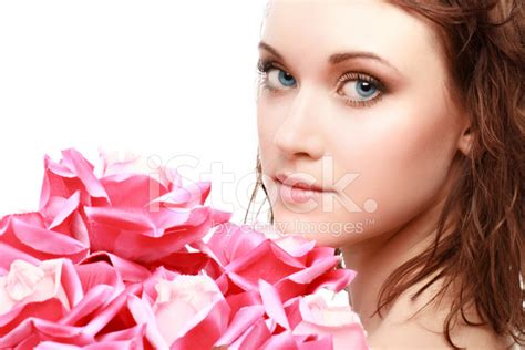Magnificent Portrait Of A Beautiful Young Woman Stock Photo Royalty