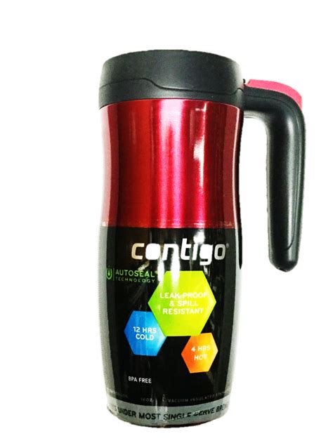 Fits most standard car cupholders. Contigo Randolph stainless steel travel mug review - The Gadgeteer