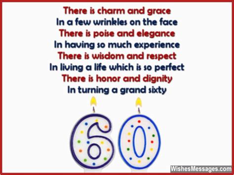 Birthday Cards For 60 Year Old Woman 60th Birthday Poems Wishesmessages