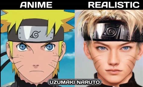Naruto Así Serían Sus Personajes En La Vida Real Según Esta