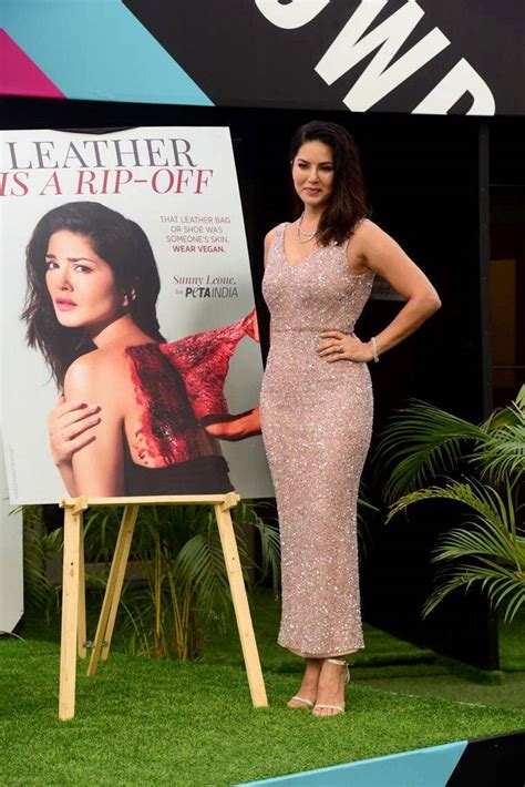 Sunny Leone Looks Stunning In This Shimmery Bodycon Dress See Pics
