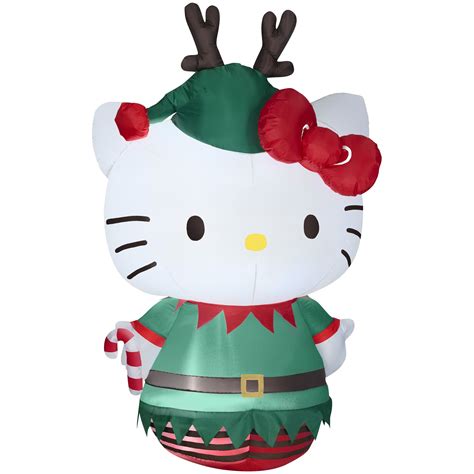 Sanrio 55ft Inflatable Lighted Hello Kitty Christmas Decoration