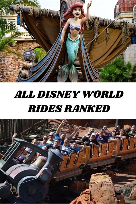 All Disney World Rides Ranked Walt Disney World Rides Disney World