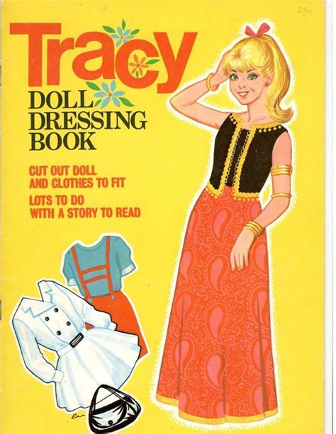 Vintge 1960s Tracys Dressing Paper Dolls Lasr Reproduction~org Sze Unct Free Sh Ebay Paper