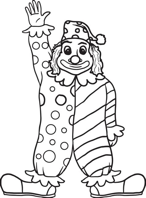 Clown Coloring Pages Printable