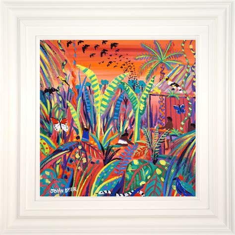 Jungle Painting Borneo Sunset John Dyer Gallery