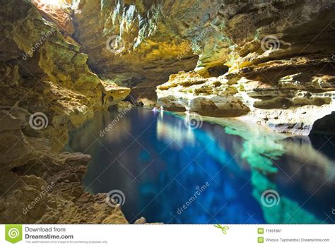 Cave Swimming Pool Stock Image Image Of Brazil Bahia