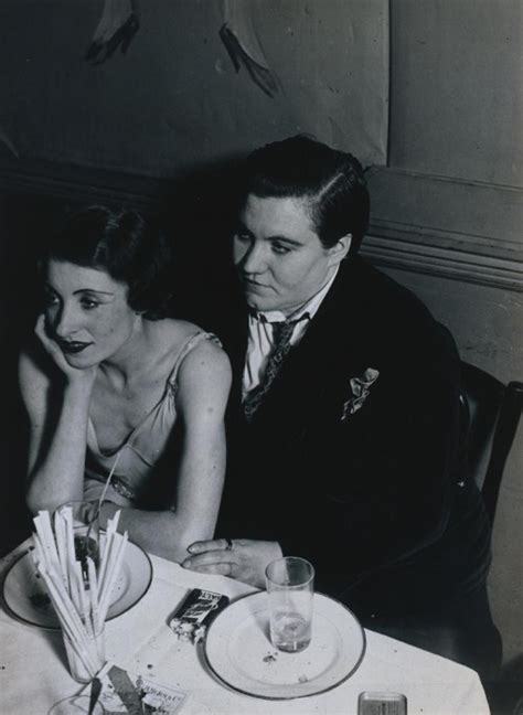 Vintagesapphics Lesbian Couple At Le Monocle 1932 By Brassaï Gyula Halász