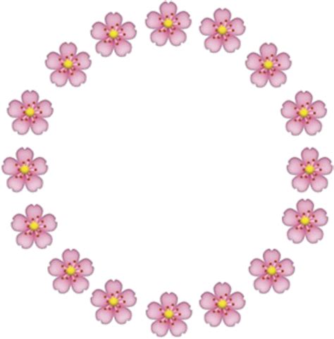 Sakura Emojis Iphone Emoji Aesthetic Localcupcakeaesthe Pitch Circle