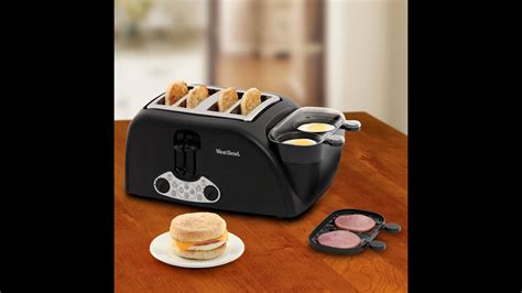 Review West Bend Tem4500w Egg And Muffin Toaster Youtube