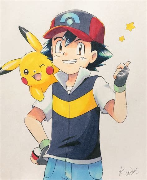 Pin By Mimivoca On Ash Ketchum Pikachu Art Pikachu Drawing Pikachu