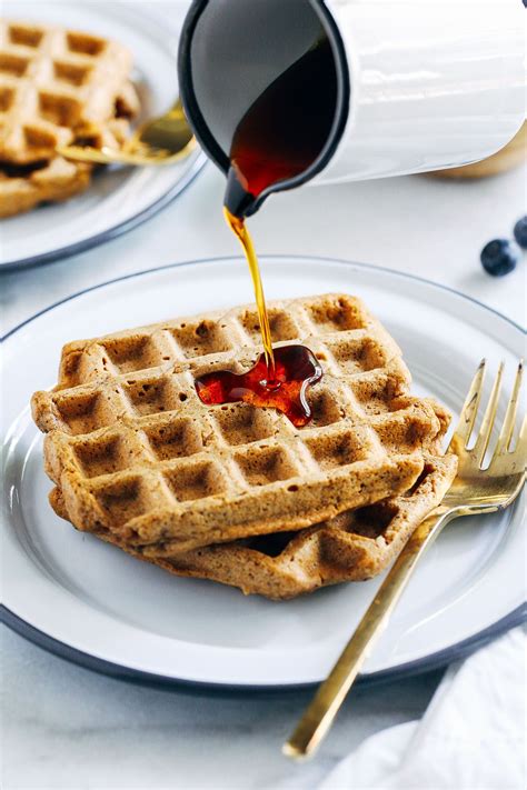 Vegan Gluten Free Oat Flour Waffles Making Thyme For Health Recipe