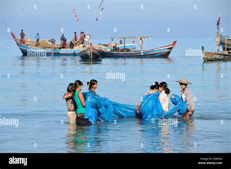 Ngapali Beach Thandwe Rakhine State In Myanmar Stockfotografie Alamy