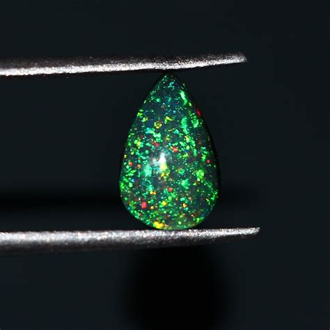 100natural Black Ethiopian Opal Gemstone Black Ethiopian Opal Etsy