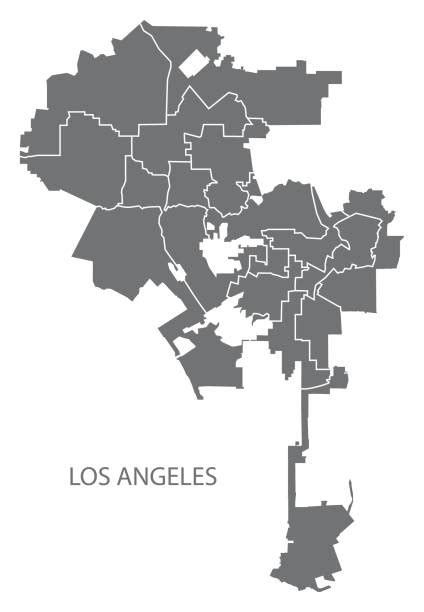 Los Angeles Maps Stock Photos Pictures And Royalty Free Images Istock