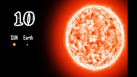 10 อันดับ ดวงดาวที่ใหญ่ที่สุดในจักรวาลที่ถูกค้นพบในปัจจุบัน ปี 2017 ใน
