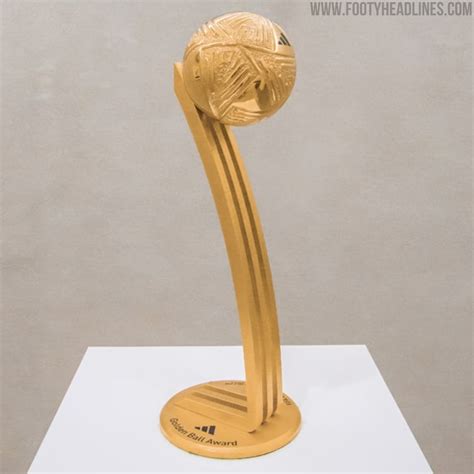 Adidas 2022 World Cup Golden Ball Golden Boot And Golden Glove Trophies