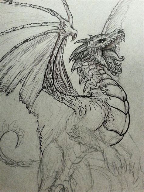 Animal drawings cool drawings drawing sketches cool dragon drawings detailed drawings sketching fantasy dragon fantasy. Drawing Pictures Of Dragons at GetDrawings | Free download