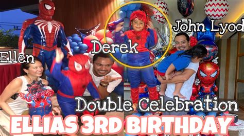 ELIAS MODESTO 3rd Birthday kasama ang Dadi John Lloyd Cruz at Elen