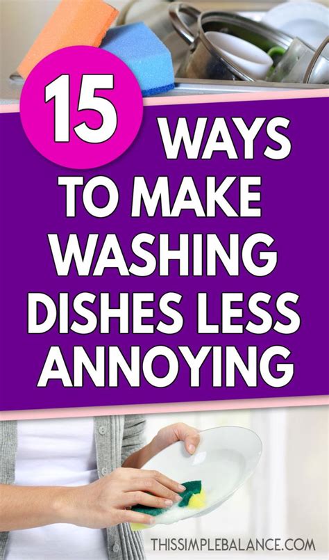 Ways To Make Washing Dishes Easier And Maybe Even Fun Washing Dishes Cleaning Dishes
