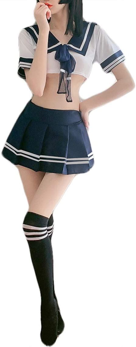 Disfraz De Colegiala Sexy Para Colegiala Kawaii Anime Cosplay Lencería