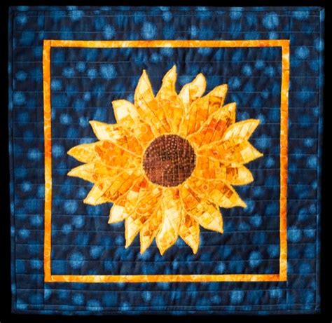 Miniature Bargello Sunflower Quilts By Jen
