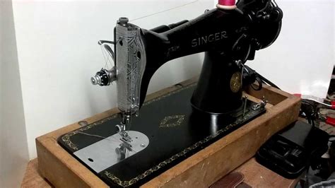 Serviced Strong Vintage 1941 Singer 15 91 Sewing Machine Ag304899 Youtube