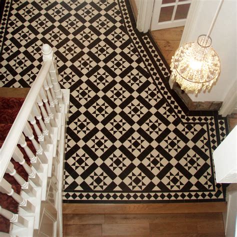 Maybe you would like to learn more about one of these? Victorian Geometric Floor Tiles in Hallway - Victorian ...