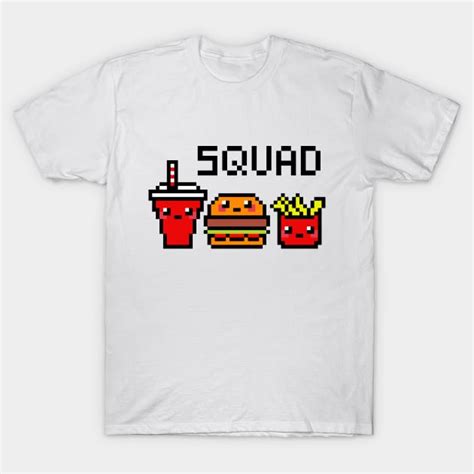 Cute Squad Pixel Art Squad T Shirt Teepublic