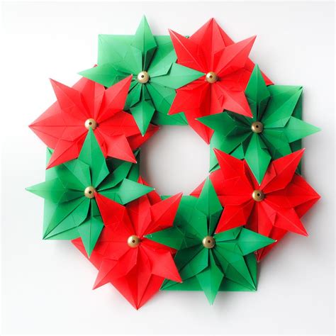 Christmas Wreath Christmas Origami Origami Christmas Tree Origami