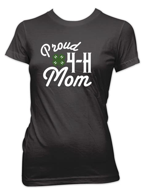 Proud 4 H Mom Graphic Tee Sp7761 4 H Store