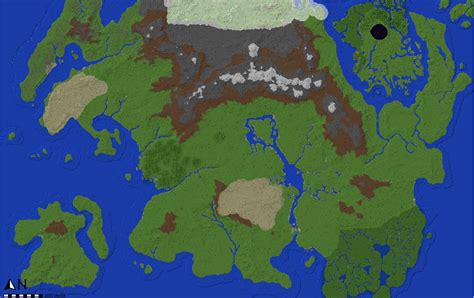 Elder Scrolls Worldmap Minecraft Project