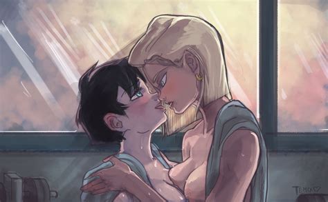 Android 18 And Videl Lesbian Kiss Android 18 Porn Pics