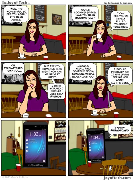 Hilarious Comic About The New Blackberry Phone Z10 Comic Dottech