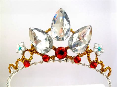 rapunzel crown high quality metal rhinestone tiara designed