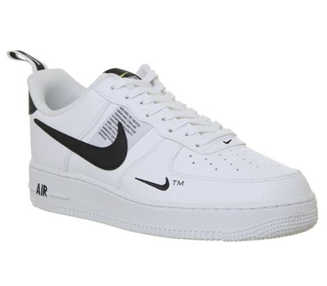 Nike кроссовки air force 1 mid 07 beige. Nike Air Force 1 Utility Trainers White White Black Tour ...