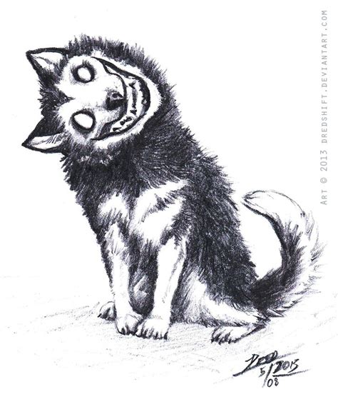 Cute Creepypasta Smile Dog Coloring Pages Coloring Pages