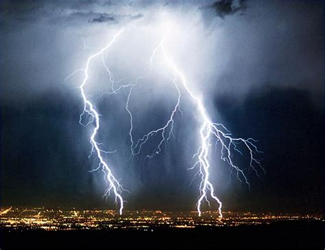 Lightning Over Los Angeles Photo