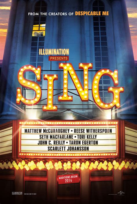 New Trailer For Illumination Presents Sing Singmovie Finding Sanity