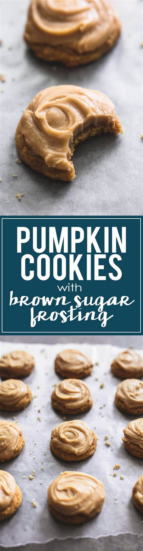 Pumpkin Cookies With Brown Sugar Frosting ⋆ Food Curation