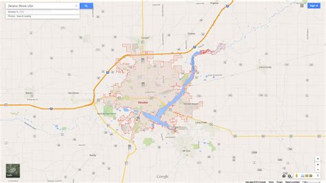 Decatur Illinois Map
