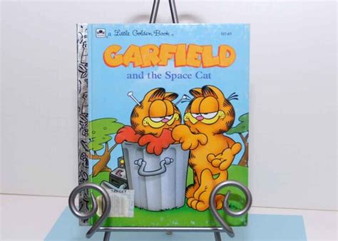 Little Golden Book 1988 Garfield And The Space By Cattreasure
