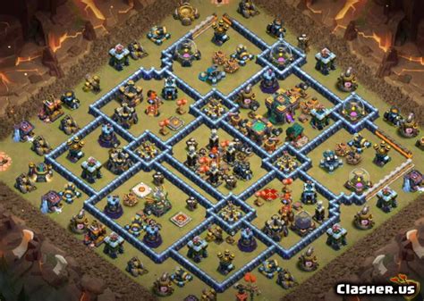 Town Hall 14 Th14 Wartrophy Base 268 With Link 3 2021 War