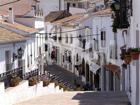White Village Of Mijas Near Torremolinos Andalusia Spain Europe