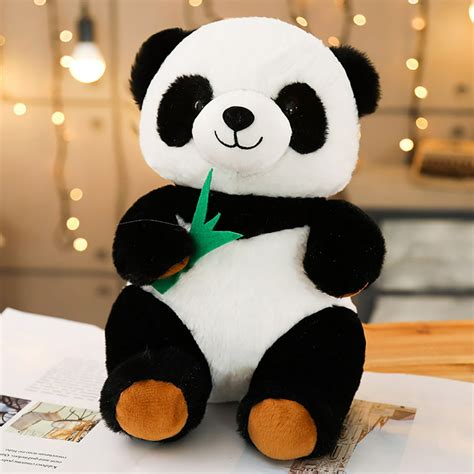 Freedomgo Plush Toy Cartoon Panda Accompany Sleeping Stuffed Animal