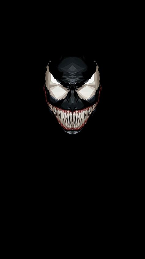 Venom Low Poly Wallpapers Mobile Version Marvel Venom Marvel